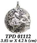 Oberon Zell Gaia Silver Pendant TPD1112 - Jewelry
